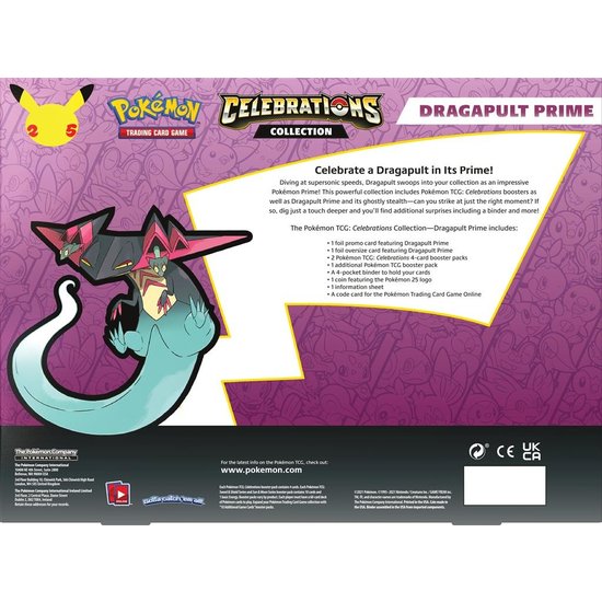 Pokémon  Celebrations Collection Box Dragapult Prime