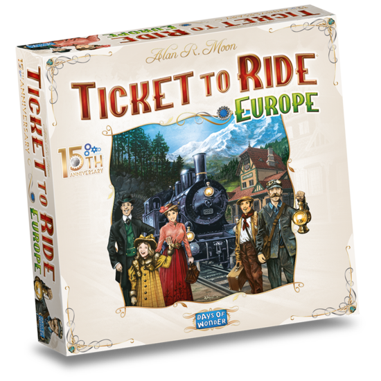 Days of Wonder Ticket to Ride Europe 15th Anniversary Nederlands  - Bordspel