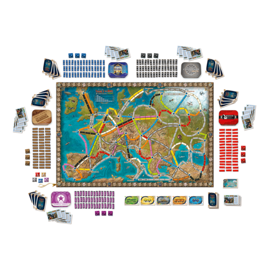 Days of Wonder Ticket to Ride Europe 15th Anniversary Nederlands  - Bordspel