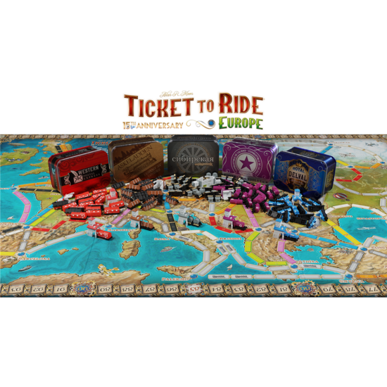 Days of Wonder Ticket to Ride Europe 15th Anniversary Nederlands  - Bordspel