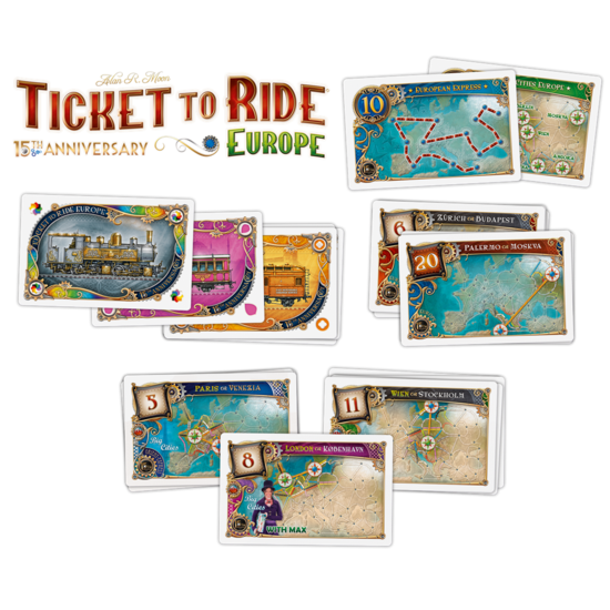 Days of Wonder Ticket to Ride Europe 15th Anniversary Nederlands  - Bordspel