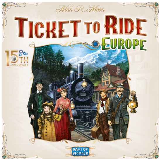 Days of Wonder Ticket to Ride Europe 15th Anniversary Nederlands  - Bordspel
