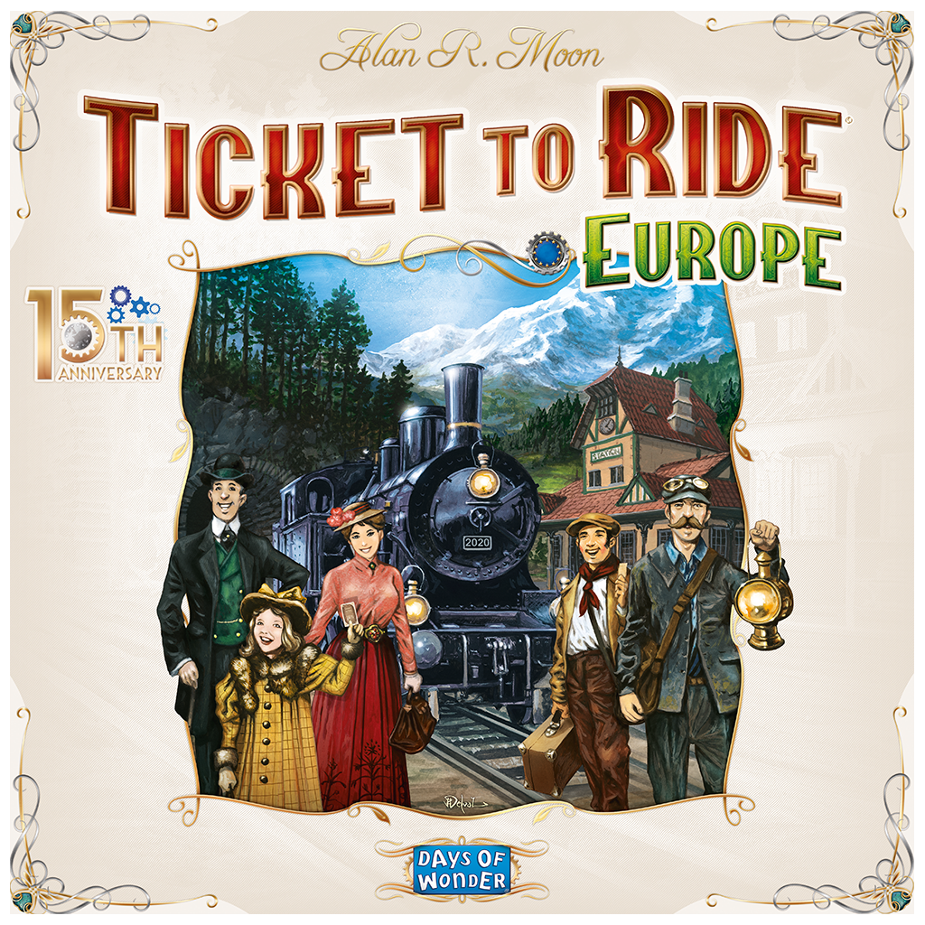 Ticket to Ride Europe 15th Anniversary Nederlands - | PS Toys