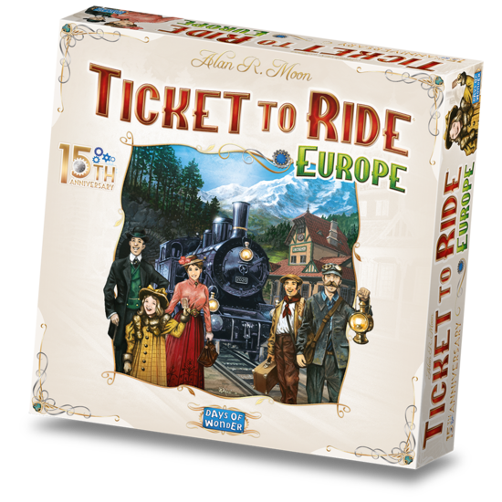 Days of Wonder Ticket to Ride Europe 15th Anniversary Nederlands  - Bordspel