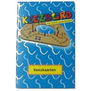 Keezbord Keezkaarten (Rood of Blauw)