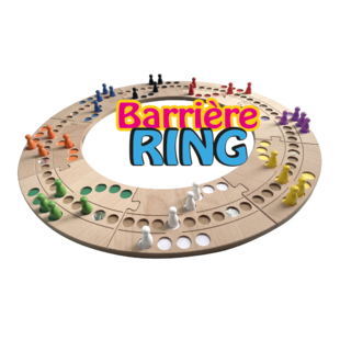 Phoof Barriere Ring Hout 2 tot 8 spelers het nieuwe Tokkenspel