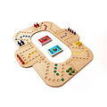 Keezbord  Keezbord 4-6 Personen Hout - Keezen bordspel