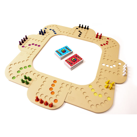 Keezbord Totaalbox Kunststof 8 personen - Keezenspel