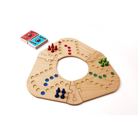 Keezbord Keezbord Totaalbox Hout 8 personen - Keezenspel