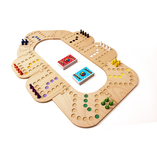 Keezbord Keezbord Totaalbox Hout 8 personen - Keezenspel