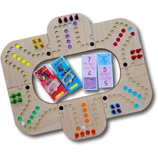 Keezbord Tokken Bord - De Luxe - 4 en 6 personen