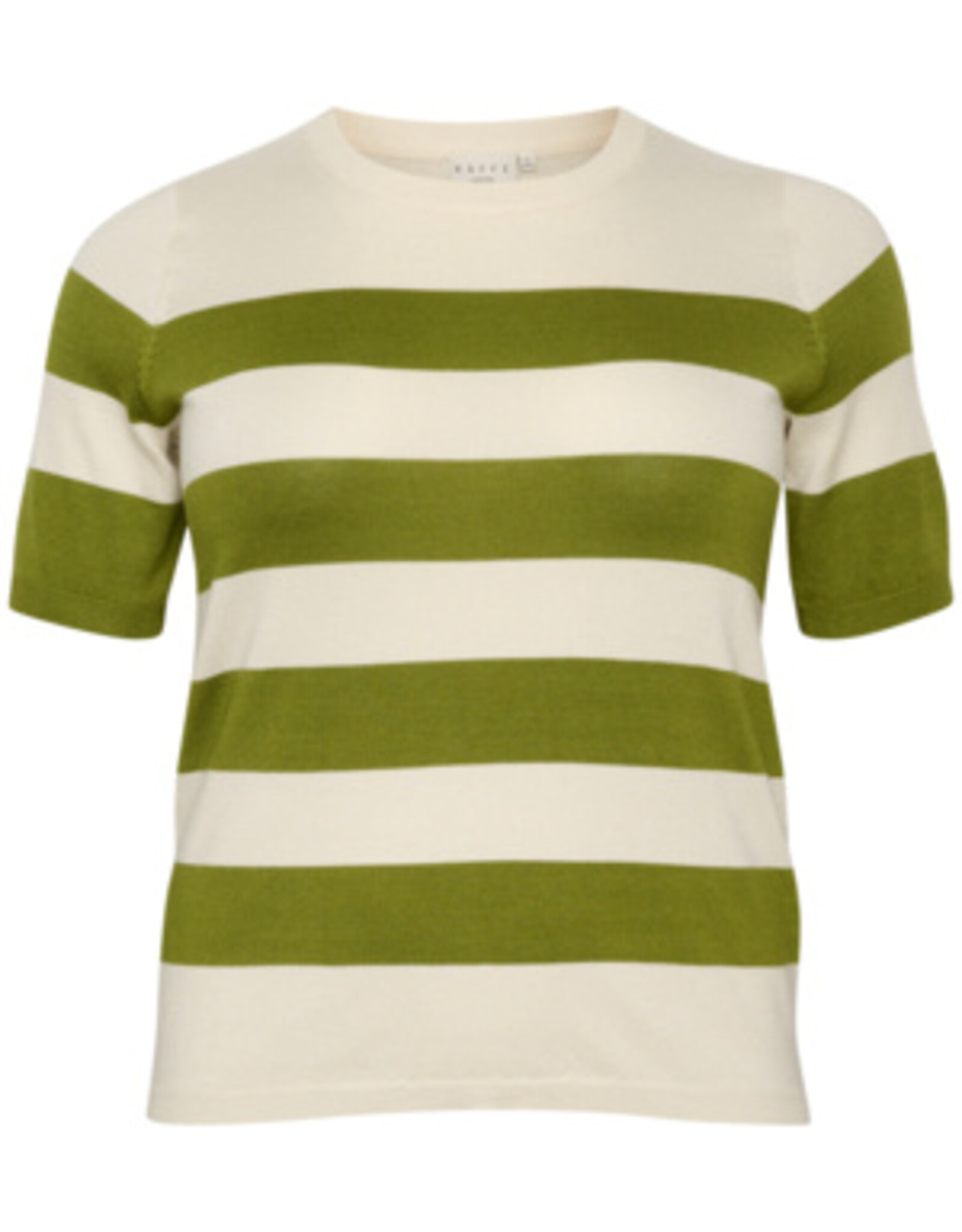 Kaffe curve Pull Kcmalia Wide Stripe Knit khaki