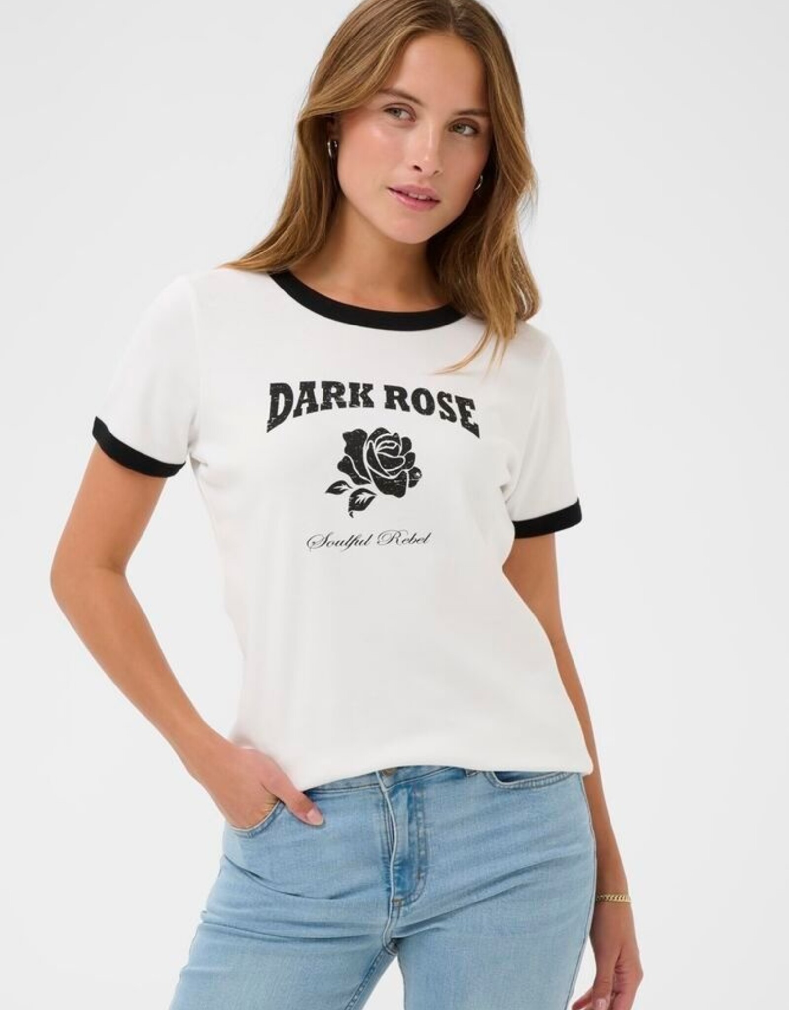 KAFFE T-shirt KAolivia Wit