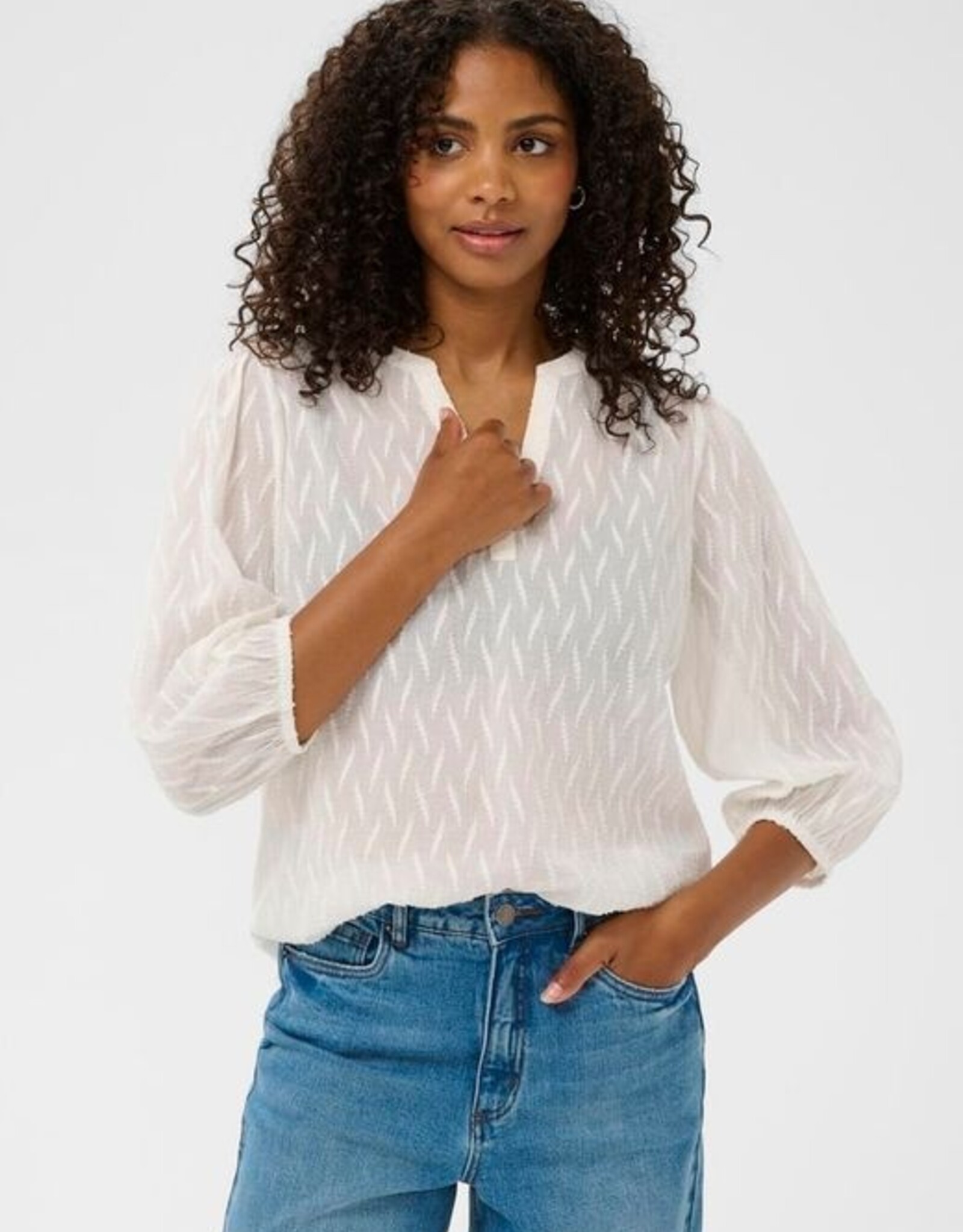 KAFFE Bloes KAgabriela Wit