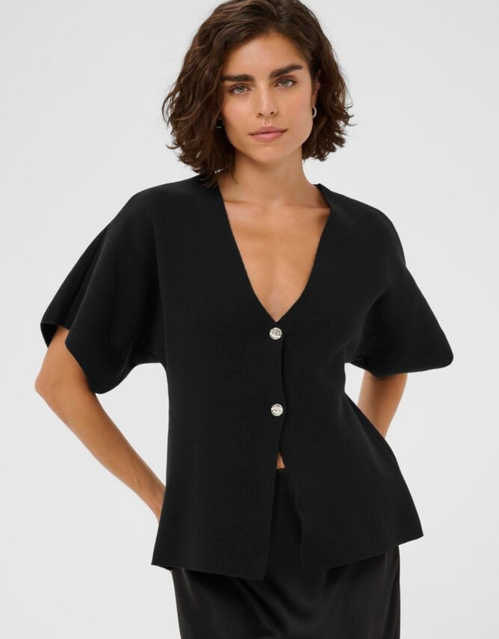 KAFFE Gilet KAjessica zwart