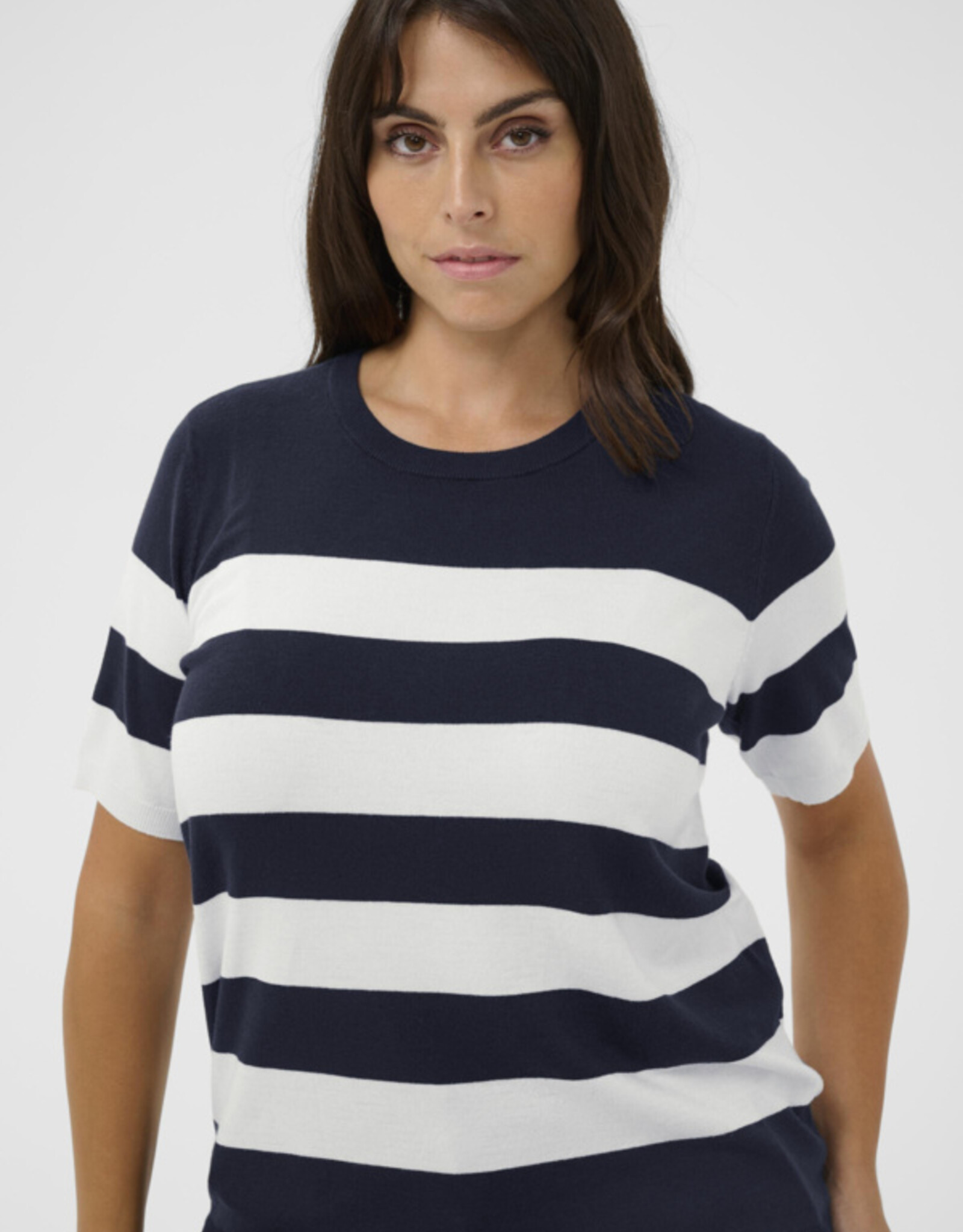 Kaffe curve Pull KClizzy Striped Pullover