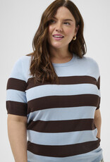 Kaffe curve Pull KClizzy Striped Pullover Blue Brown