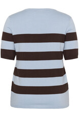 Kaffe curve Pull KClizzy Striped Pullover Blue Brown