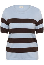 Kaffe curve Pull KClizzy Striped Pullover Blue Brown