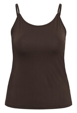 Kaffe curve Top KCjena Strap Top Coffee Bean