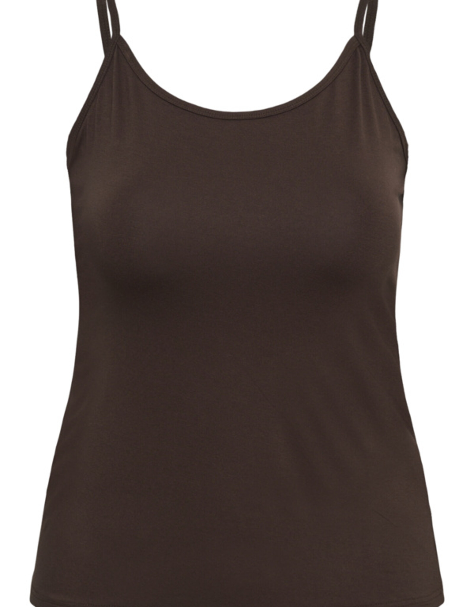 Kaffe curve Top KCjena Strap Top Coffee Bean