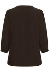Kaffe curve Bloes KCalberte Blouse Coffe Bean