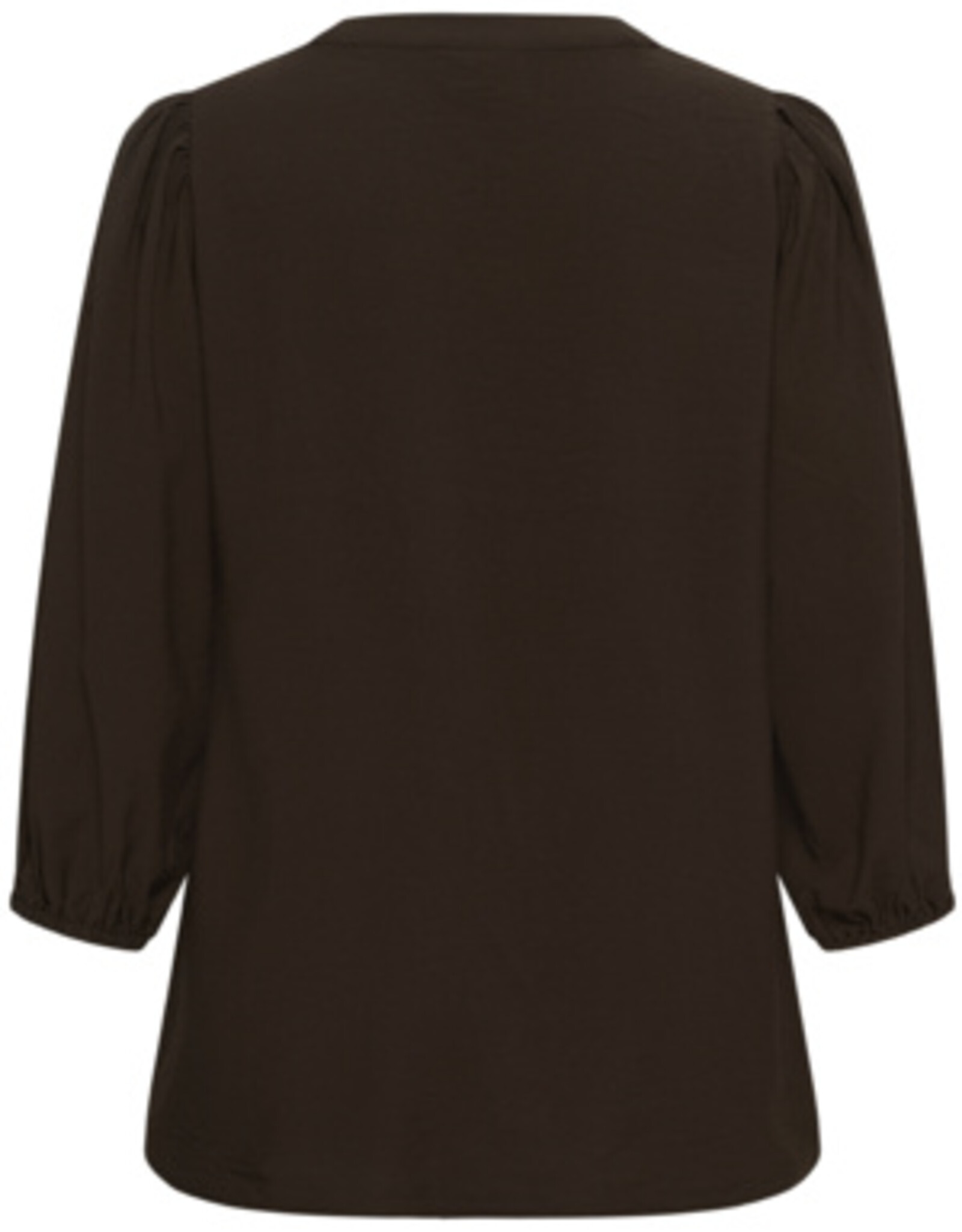 Kaffe curve Bloes KCalberte Blouse Coffe Bean