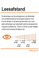 safety-signs.nl Pictogram - P001 - Algemeen verbod - ISO 7010