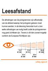 safety-signs.nl Pictogram - W012 - Waarschuwing gevaarlijke elektrische spanning - ISO 7010