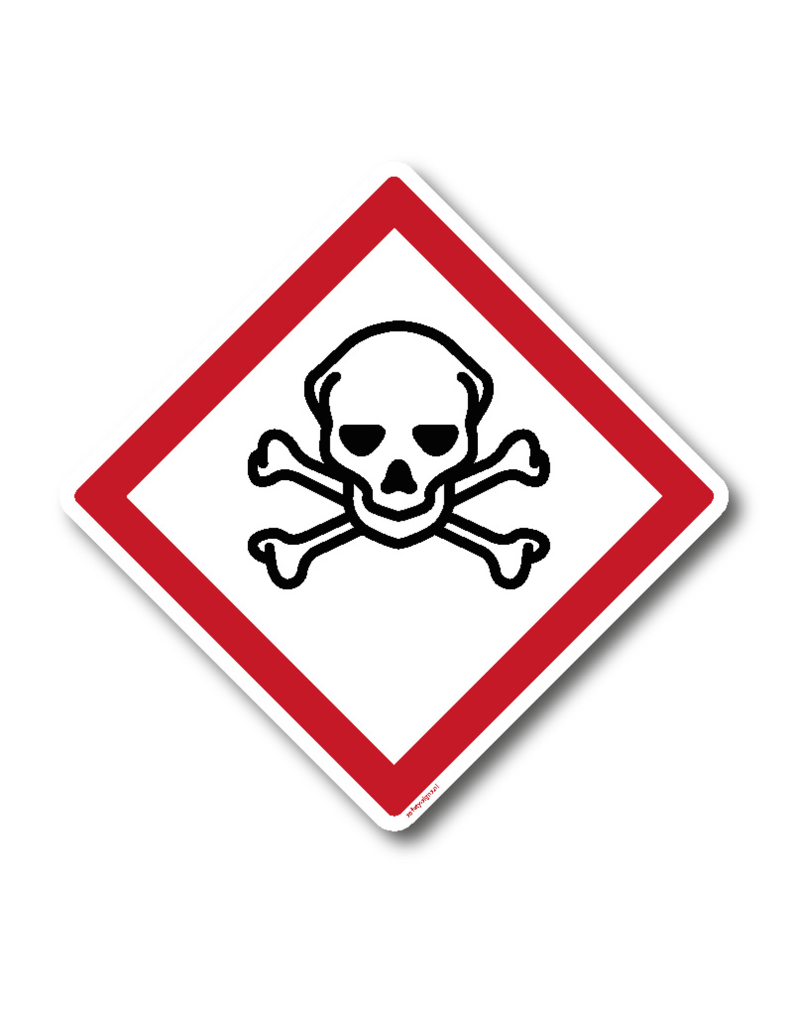 safety-signs.nl Pictogram - GHS06 - Ernstige toxiciteit