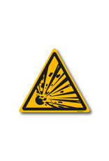 safety-signs.nl Pictogram - W002 - Waarschuwing explosieve stoffen - ISO 7010