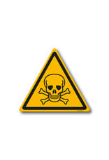 safety-signs.nl Pictogram - W016 - Waarschuwing giftige stoffen - ISO 7010