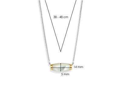 Ti Sento Ti Sento Collier Verguld LNA - 3942MW