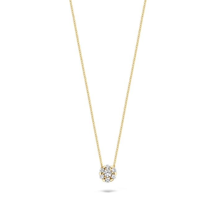 Blush Blush Collier 3097YZI - Geel Goud (14Krt.) met Zirconia