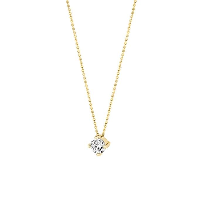 Blush Blush Ketting 3057YZI - Geel Goud (14Krt.) met Zirconia