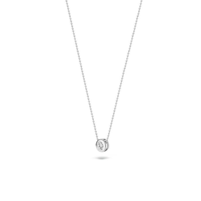 Blush Blush Ketting 3052WZI - Wit Goud (14Krt.) met Zirconia