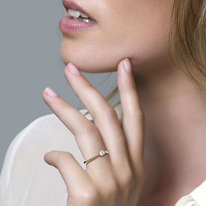 Blush Blush Ring 1187BZI - Geel en Wit Goud (14Krt.) met Zirkonia