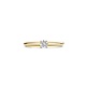 Blush Blush Ring 1067BZI - Geel en Wit Goud (14Krt.) met Zirconia