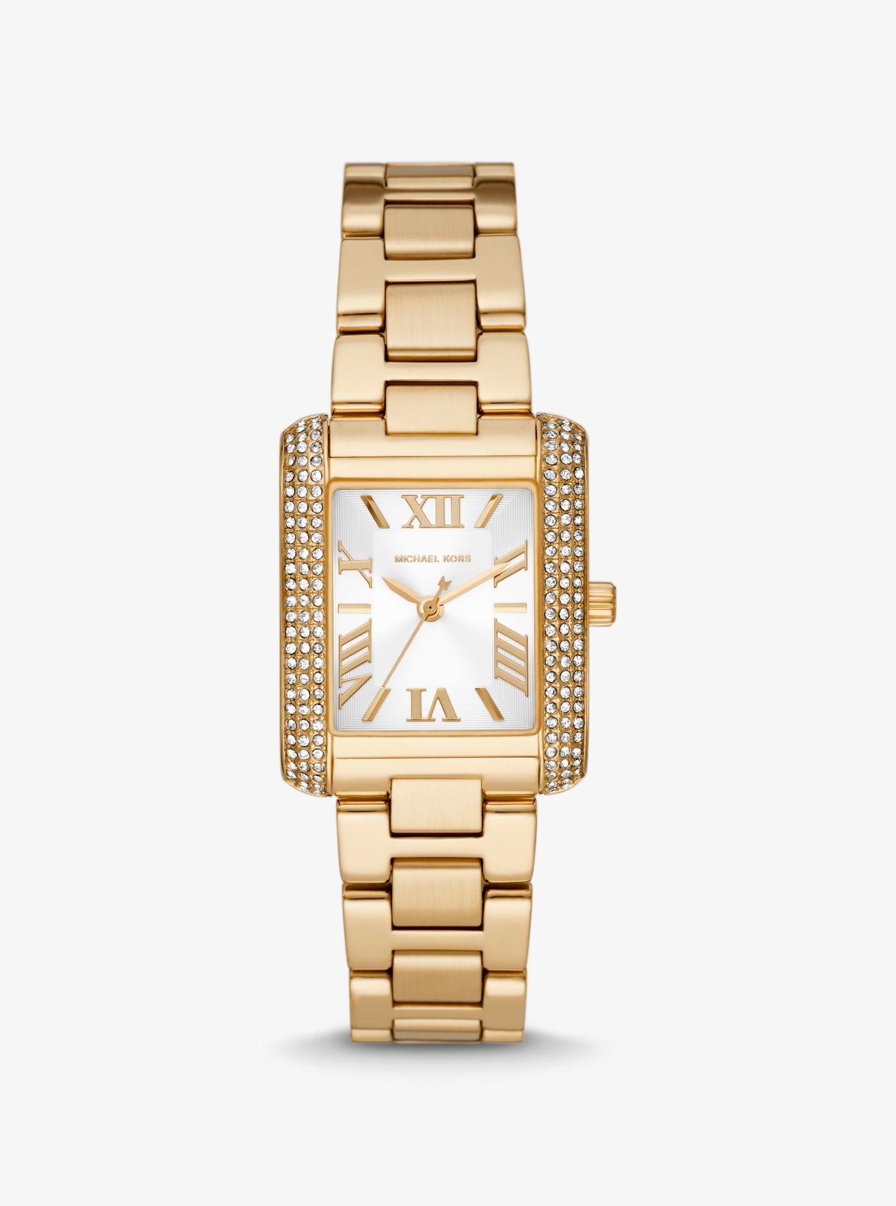 Michael Kors Mini Emery Pavé Gold Tone Watch