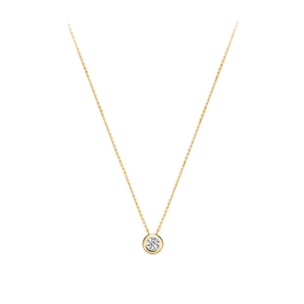 Blush Collier 3052YZI - 14k Wit en geelgoud met zirkonia