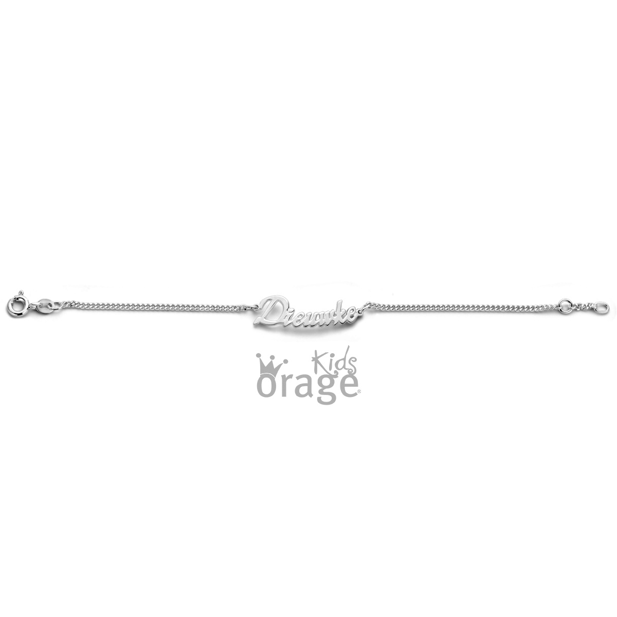 Orage kids Naamarmband MINI gourmette ketting