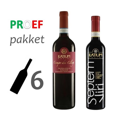 LATIUM Morini Proefpakket ILATIUM Valpolicella wijn LATIUM Morini Proefpakket ILATIUM Valpolicella wijn