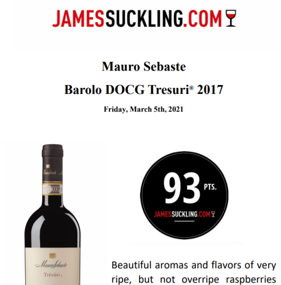 Mauro Sebaste Barolo Trèsüri DOCG