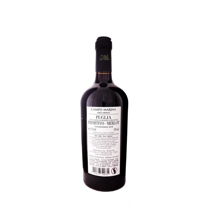 Luccarelli Vini Campo Marina - Primitivo-Merlot Puglia IGP