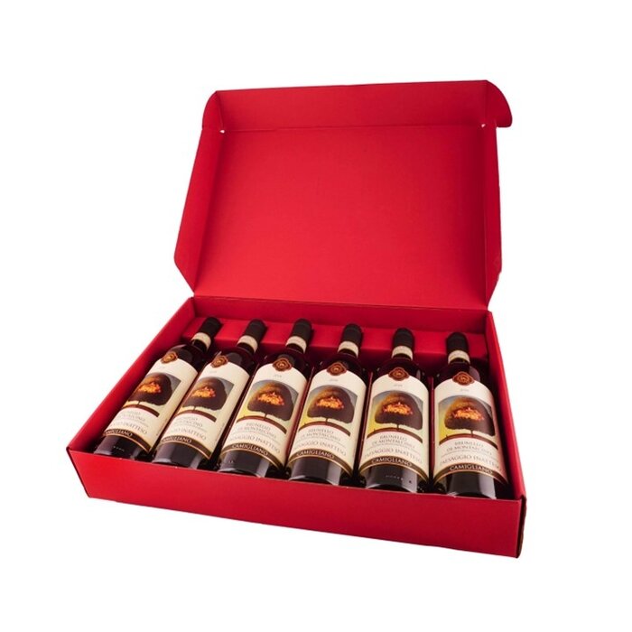 Camigliano Geschenkdoos Brunello di Montalcino Paesaggio 6 stuks