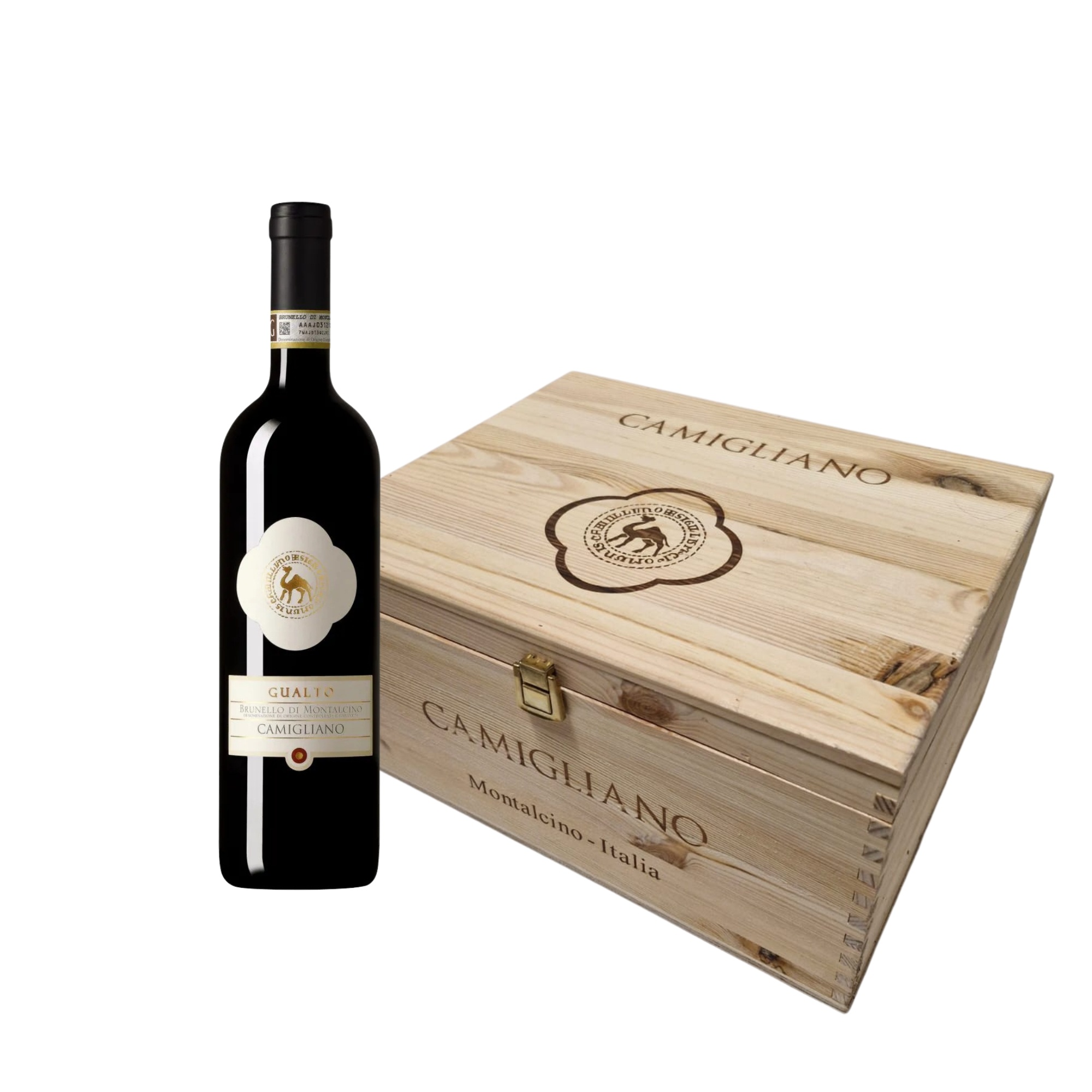 Camigliano Gualto Brunello di Montalcino Riserva - 6 flessen in KIST
