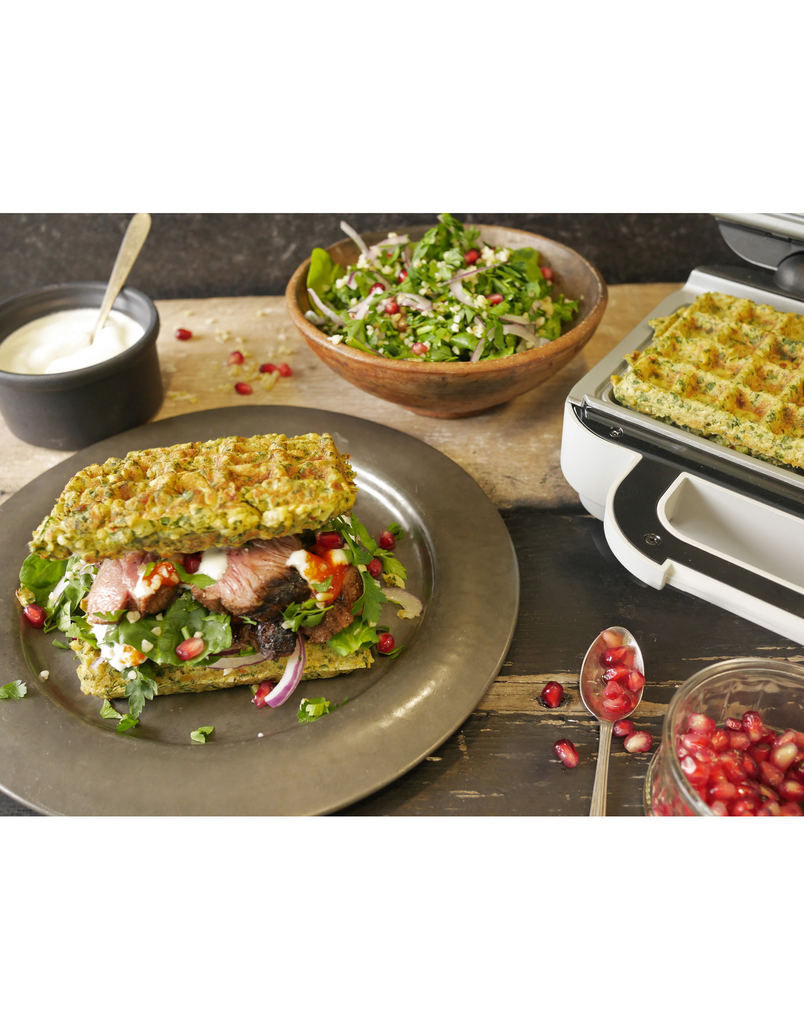 BREVILLE VS072 DURACERAMIC WAFFLE MAKER 