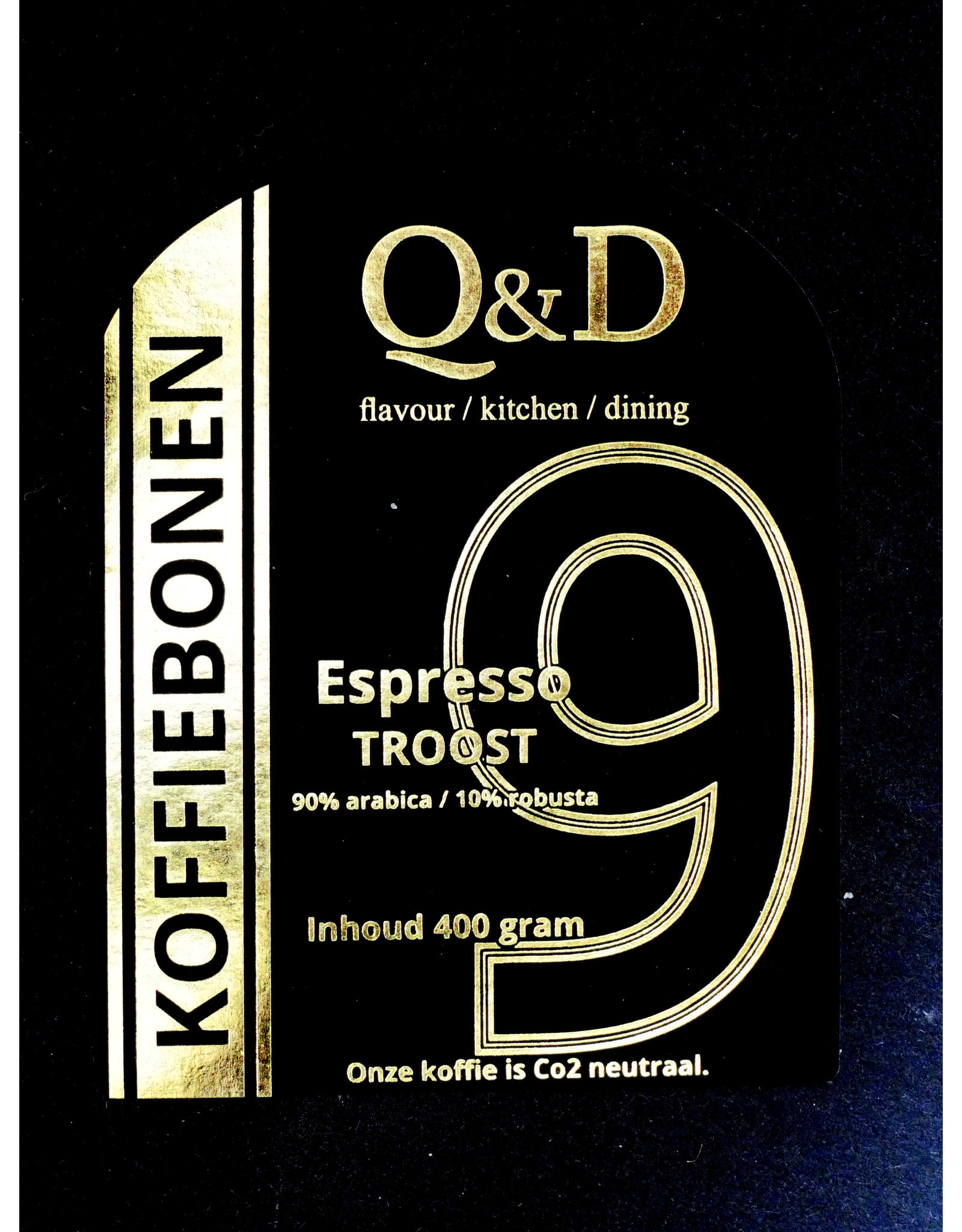 Q&D KOFFIEBONEN -COFFEE BEANS- KOFFIEBONEN ESPRESSO TROOST 400GRAM