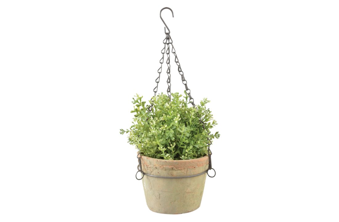 Esschert design - Aged Terracotta pot hangend L