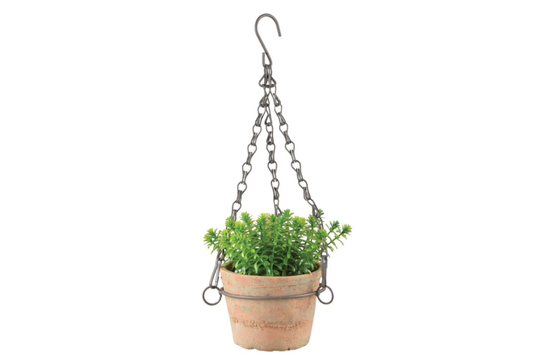 Esschert design - Aged Terracotta pot hangend L